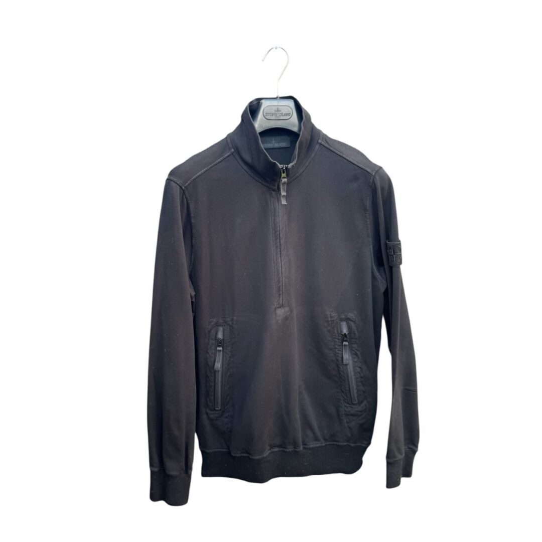 Stone Island Ghost 1/4 Zip Sweatshirt Small