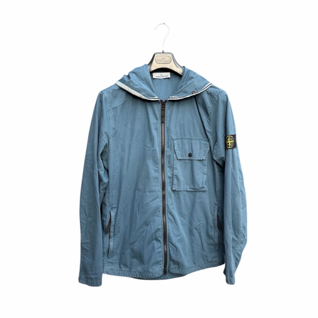 Stone Island Cotton Hooded Overshirt
