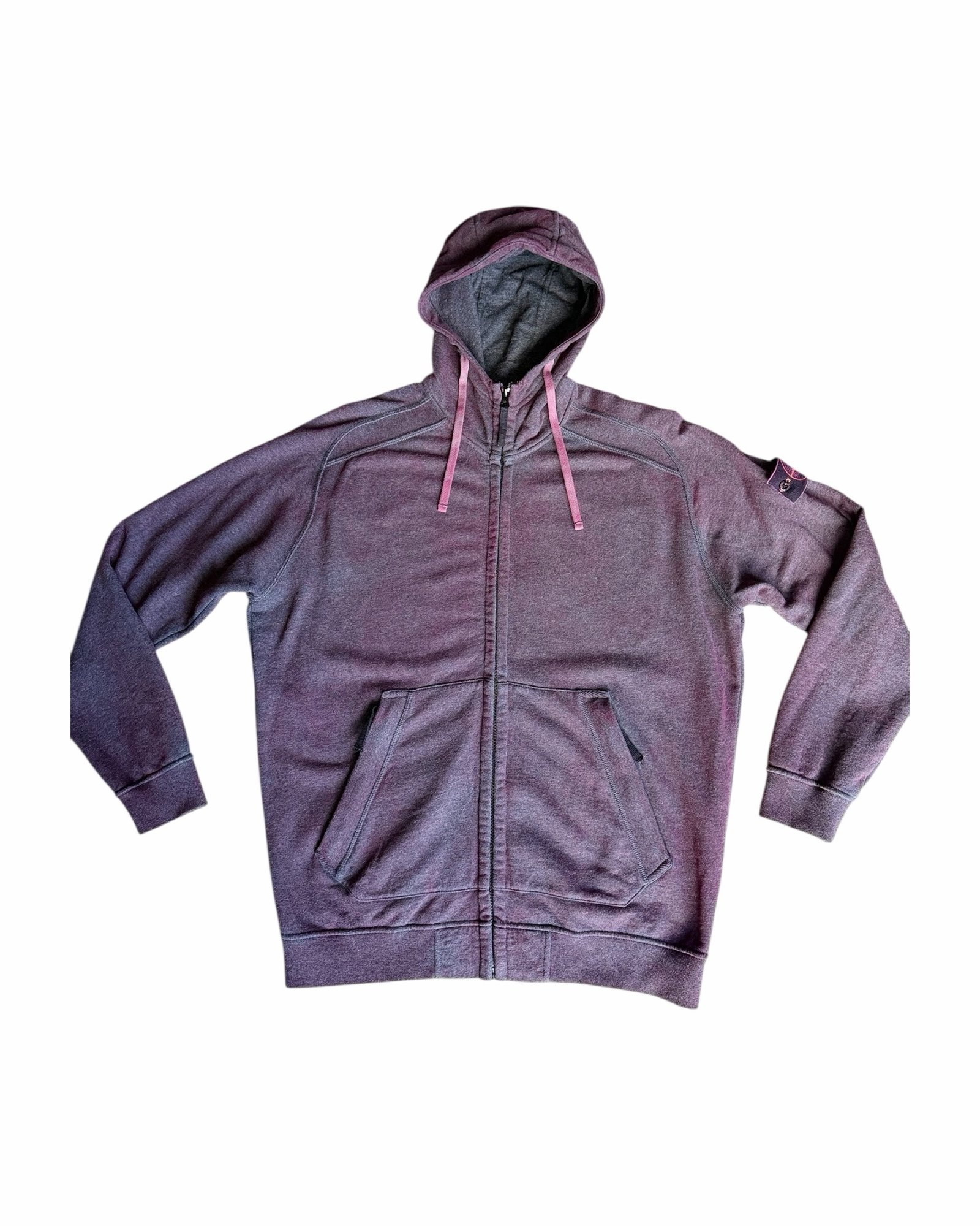 Stone Island Dust Treatment Zip Up Hoodie