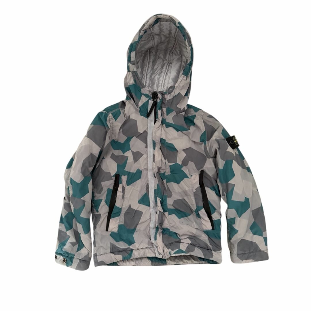 Stone Island Age 8 Camo Down Puffer