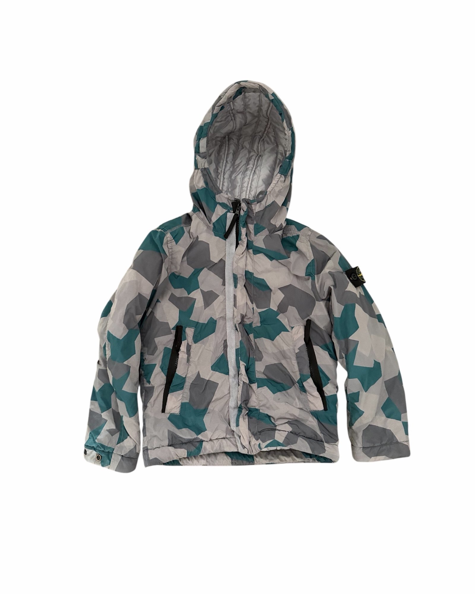 Stone Island Age 8 Camo Down Puffer