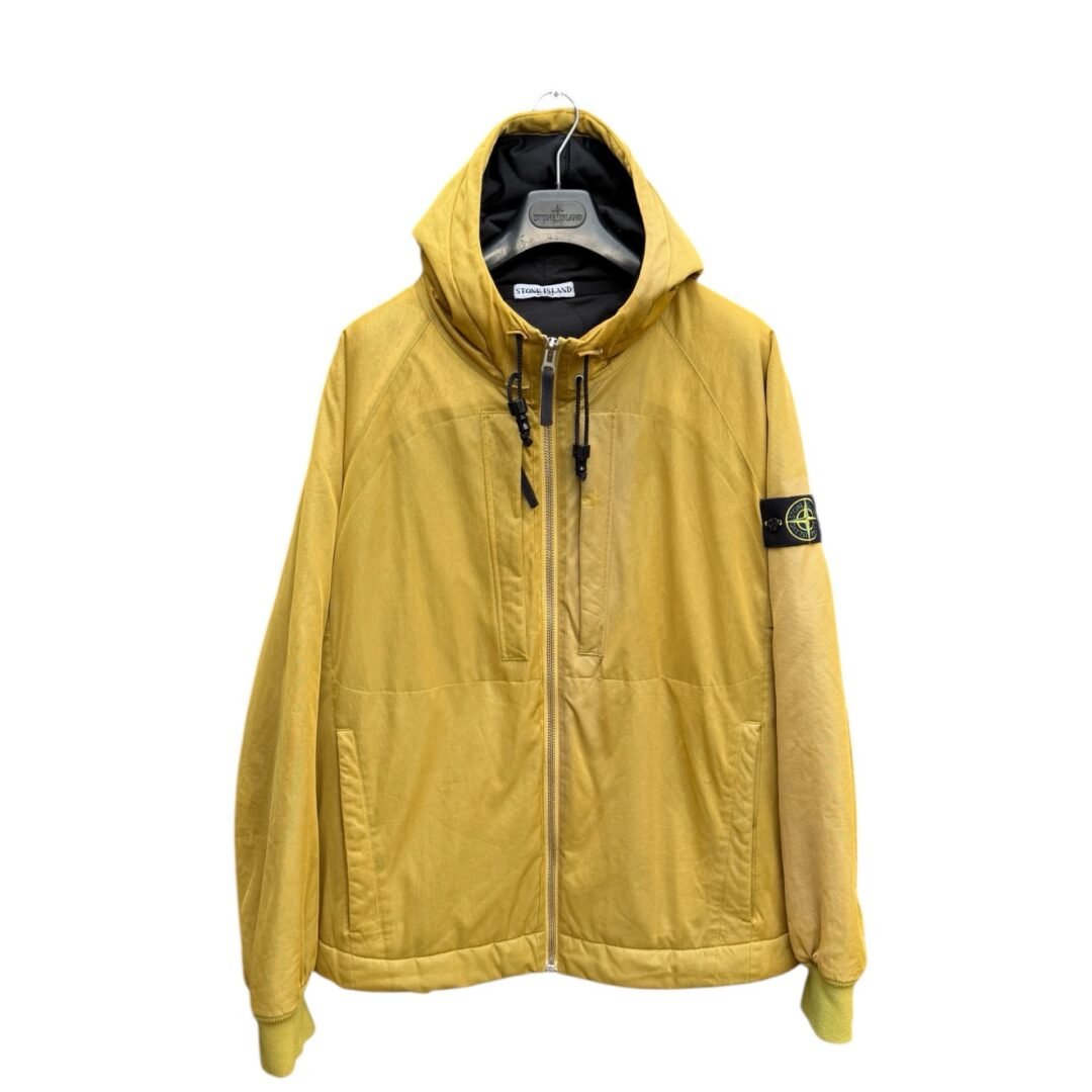 Stone Island Yellow Padded Down Jacket