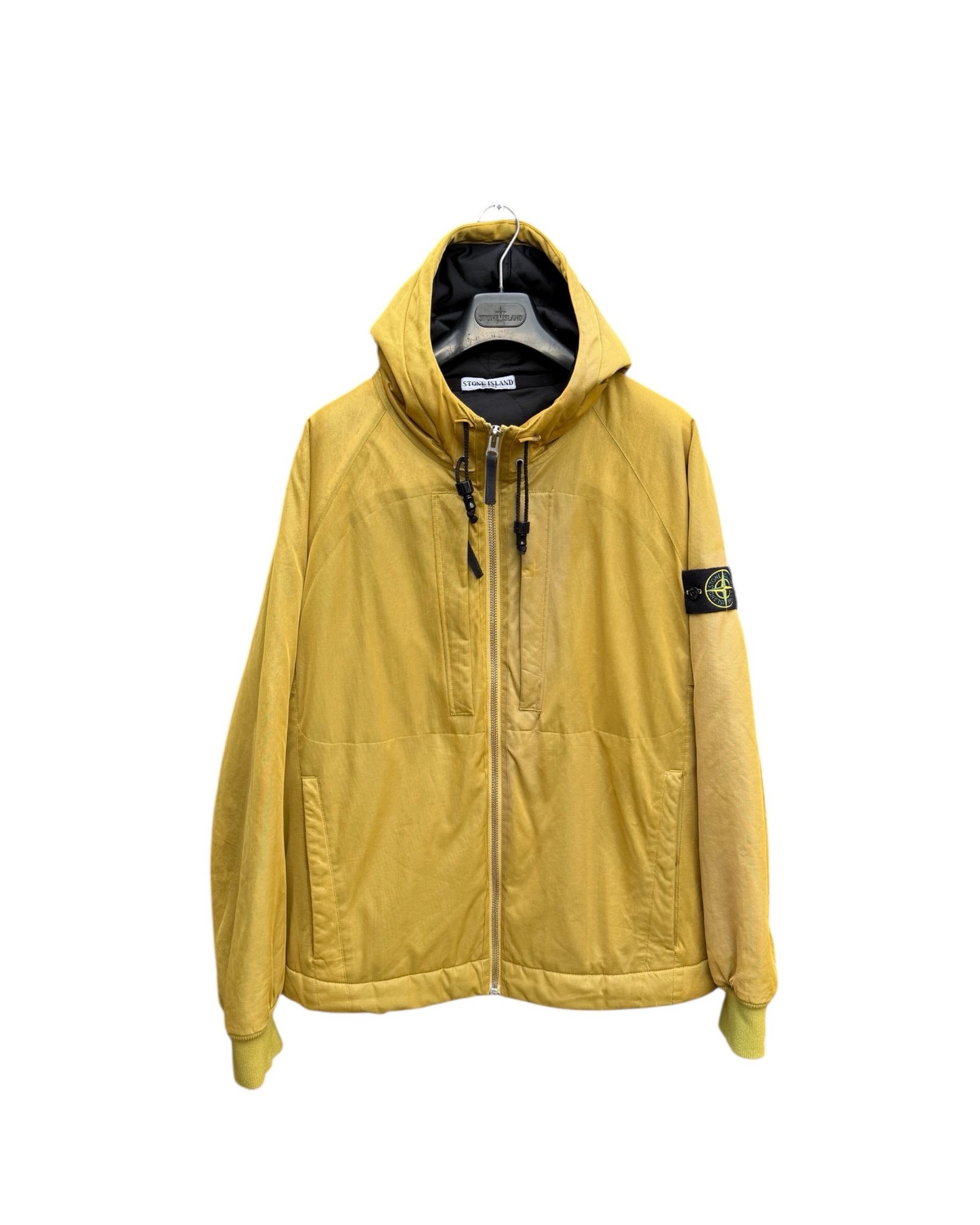 Stone Island Yellow Padded Down Jacket