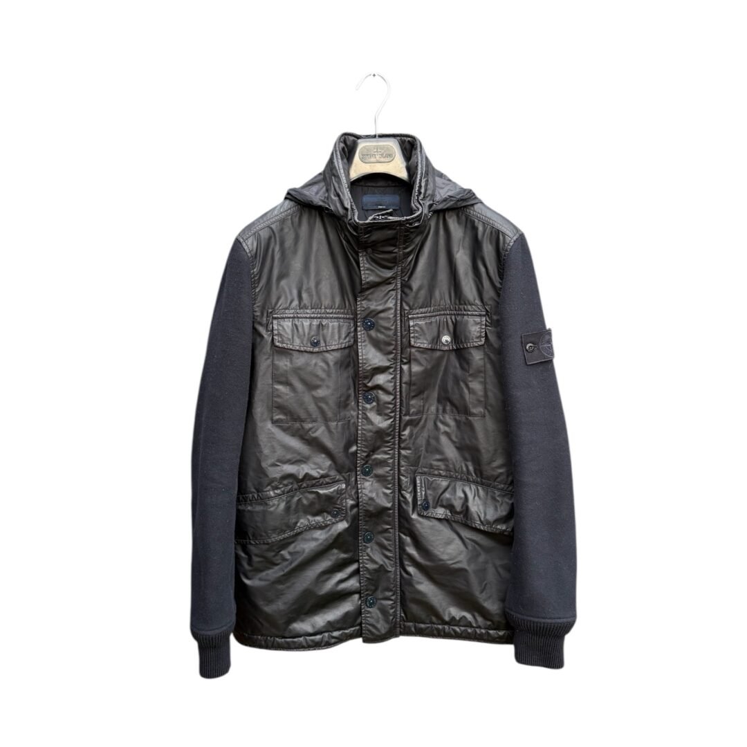 Stone Island Panno Tinto Mussola Gommata Ghost Jacket