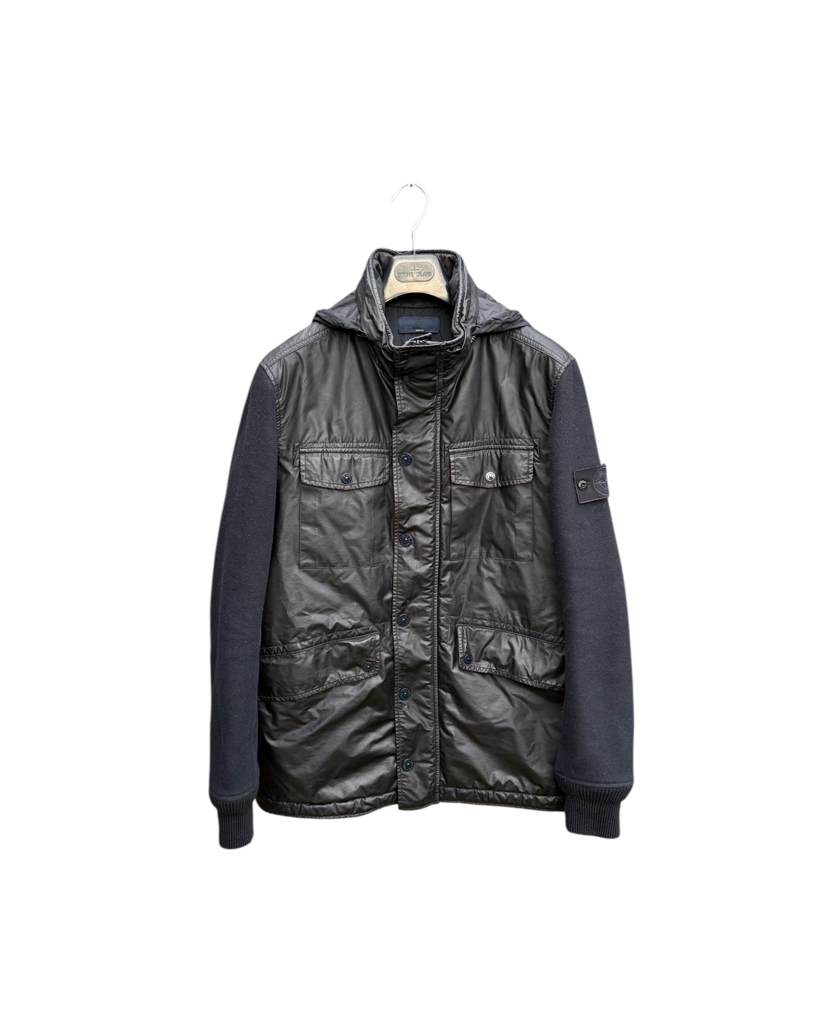 Stone Island Panno Tinto Mussola Gommata Ghost Jacket