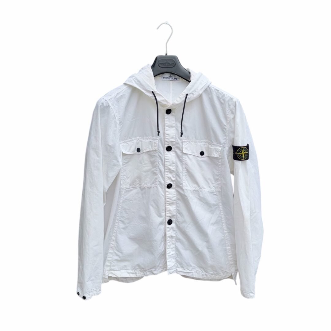 Stone Island Garment Dyed Hooded Overshirt