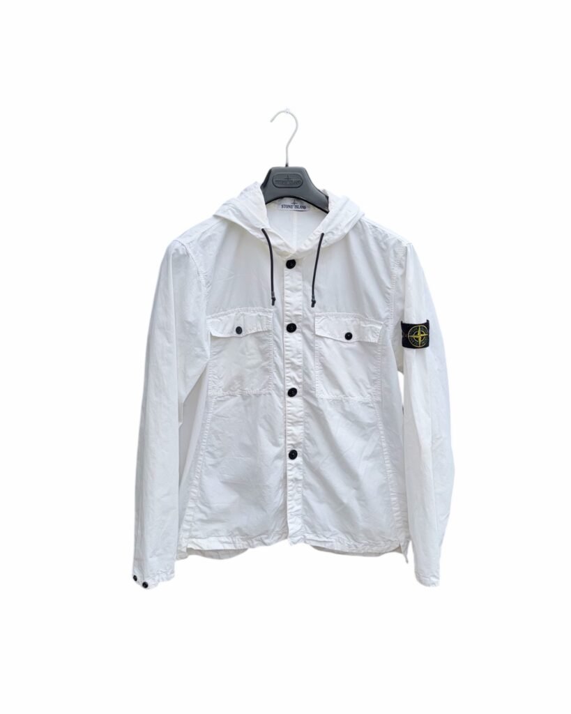 Stone Island Garment Dyed Hooded Overshirt