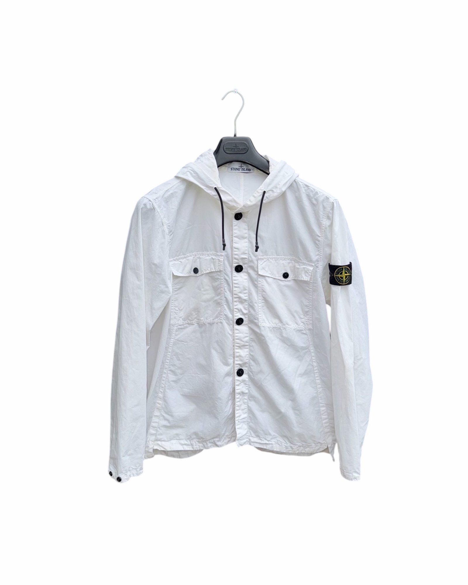 Stone Island Garment Dyed Hooded Overshirt