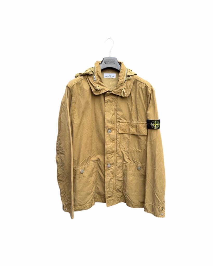 Stone Island Cupro Cotton Twill Jacket