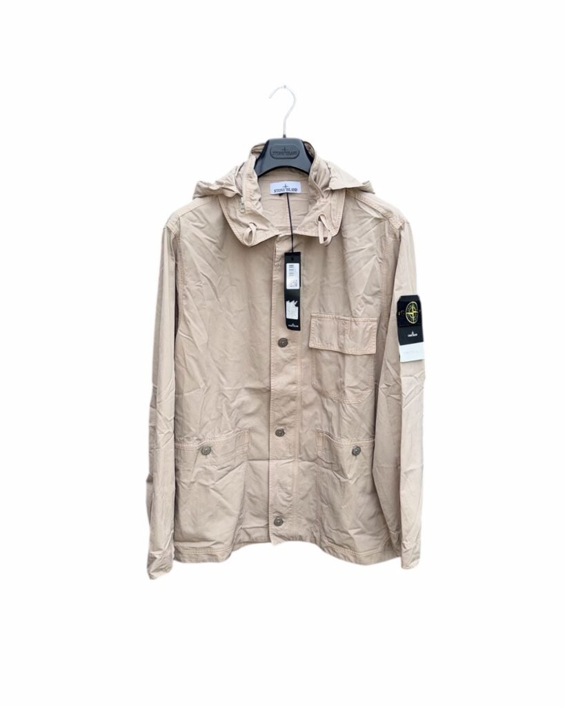 Stone Island Cupro Cotton Twill Jacket