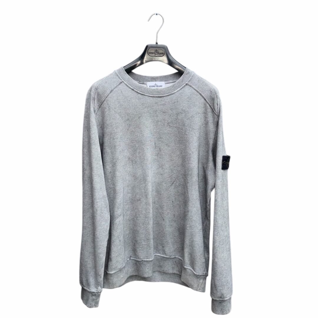 Stone Island Dust Treatment Sweatshirt Grey