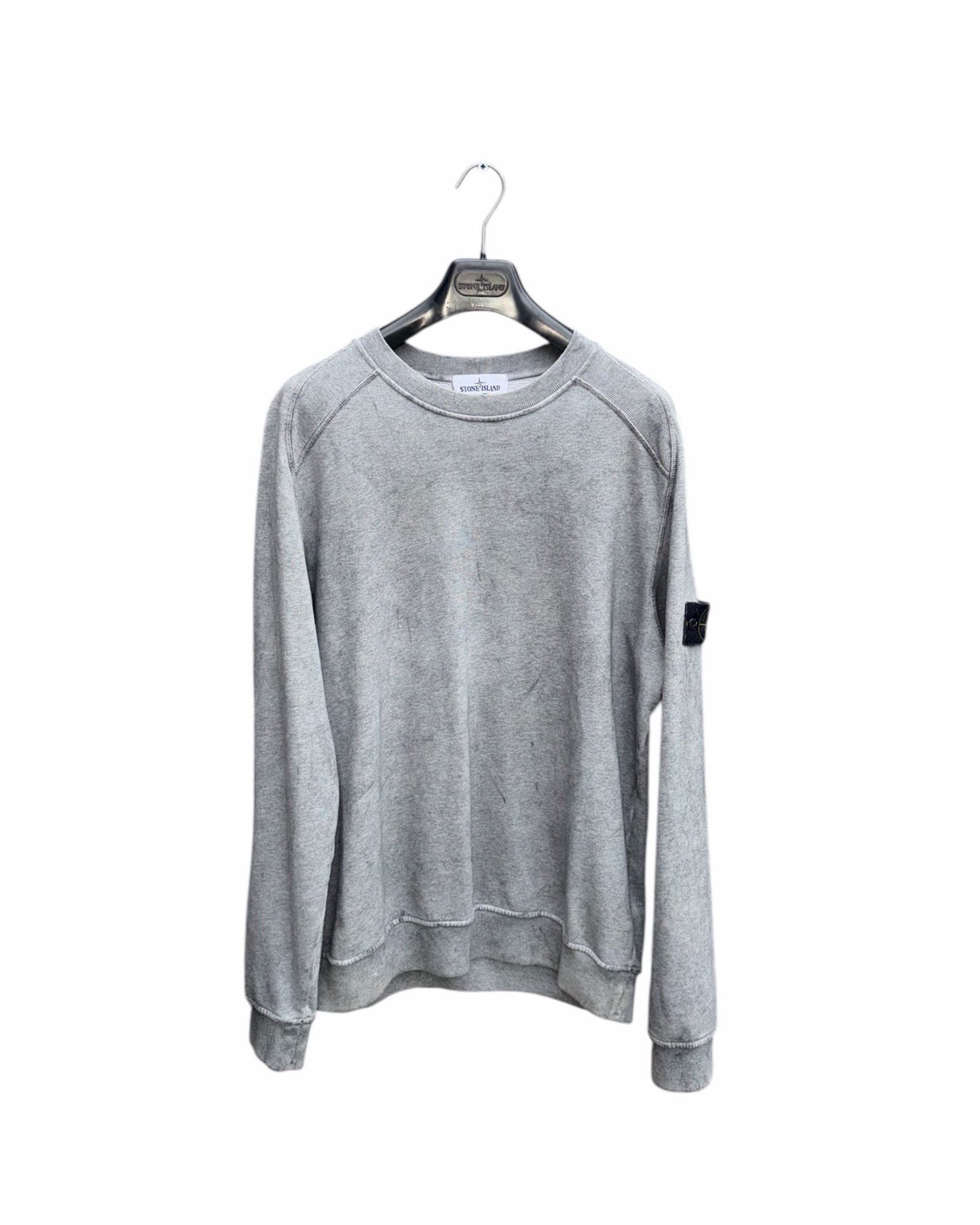 Stone Island Dust Treatment Sweatshirt Grey