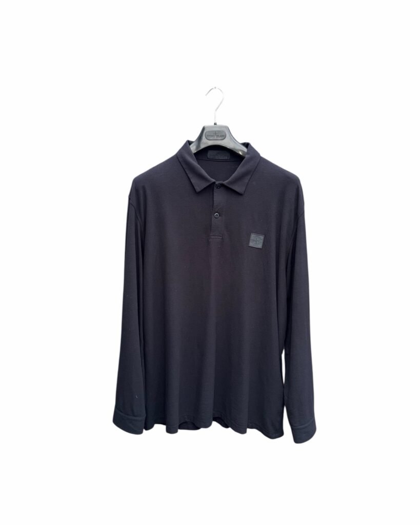 Stone Island Long Sleeve Ghost Polo Shirt