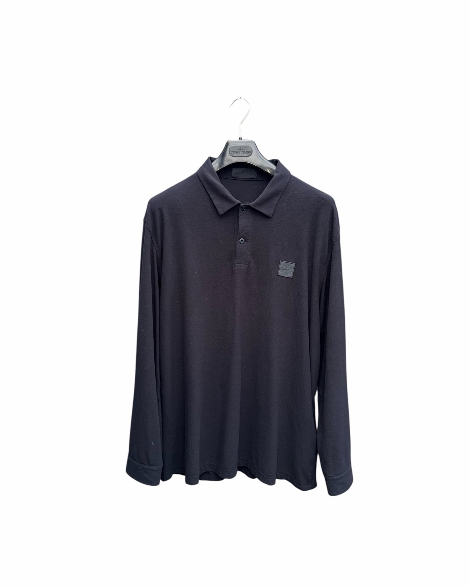 Stone Island Long Sleeve Ghost Polo Shirt