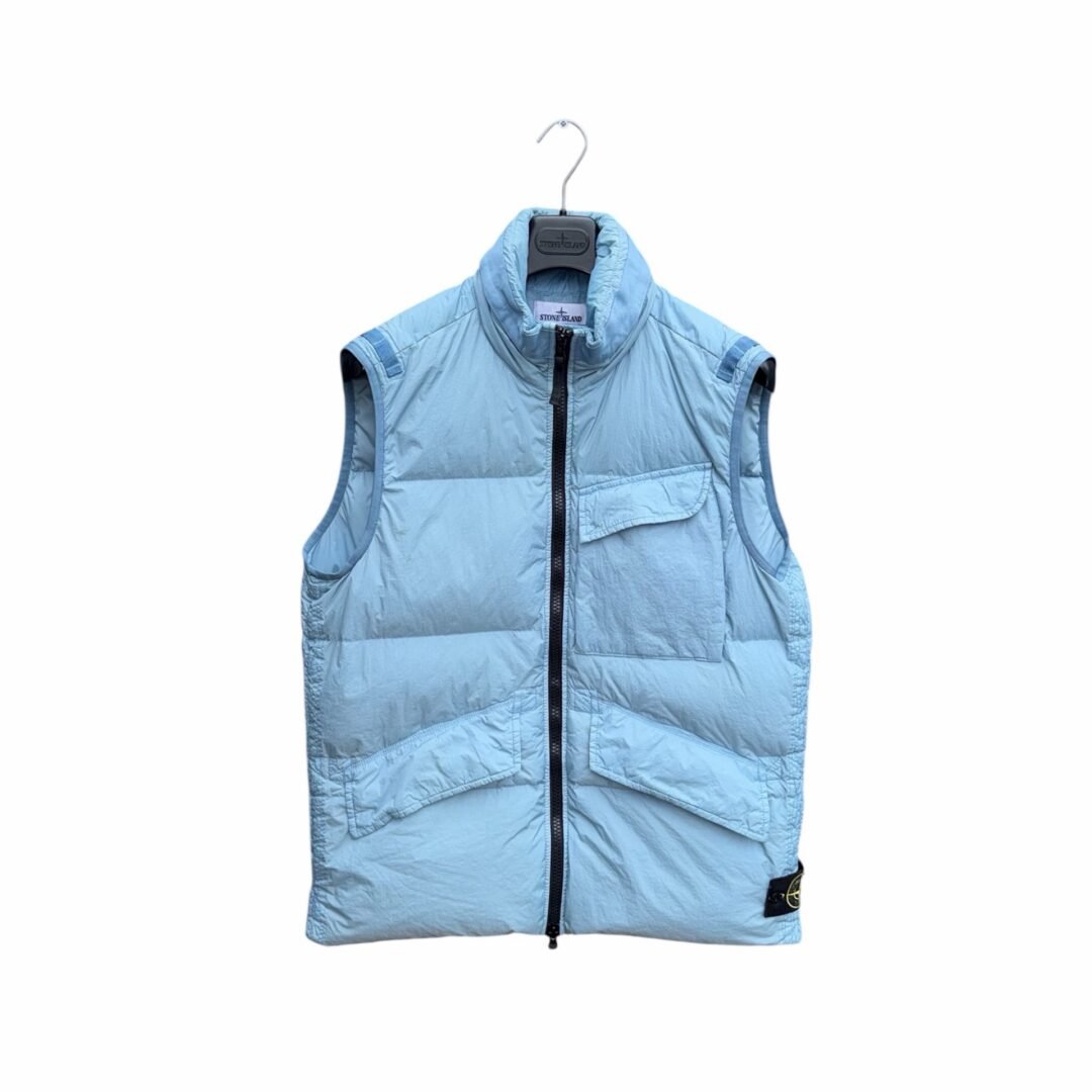 Stone Island Garment Dyed Crinkle Reps Gilet