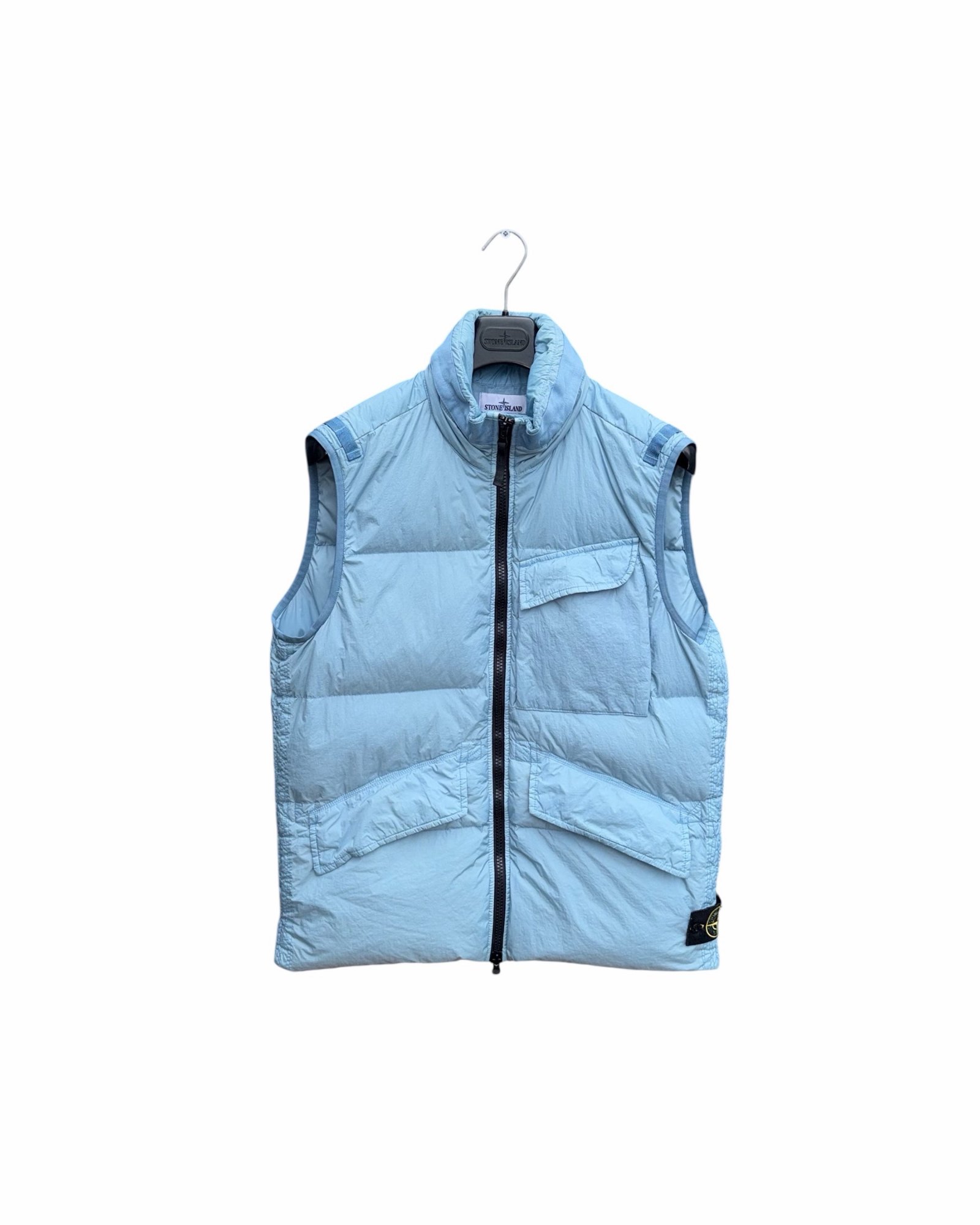 Stone Island Garment Dyed Crinkle Reps Gilet