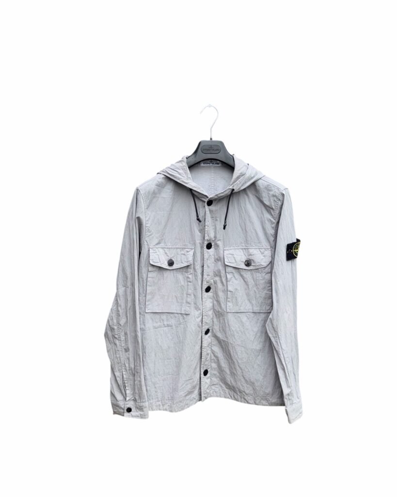 Stone Island SS18 Garment Dyed Hooded Overshirt