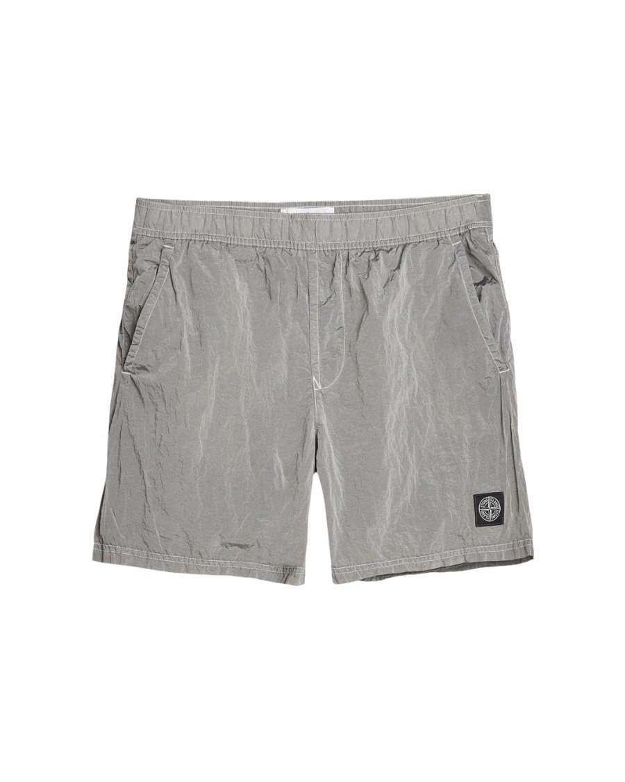 Stone Island Crinkled Nylon Swimshorts