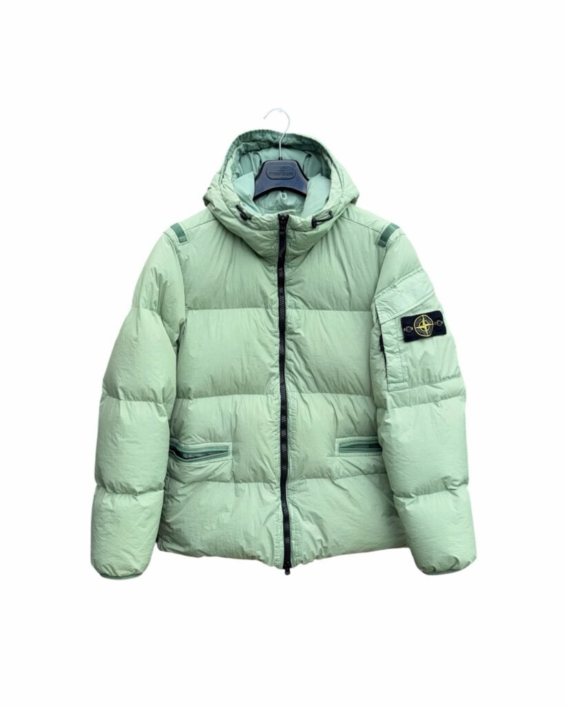 Stone Island Garment Dyed Crinkle Reps Down Jacket