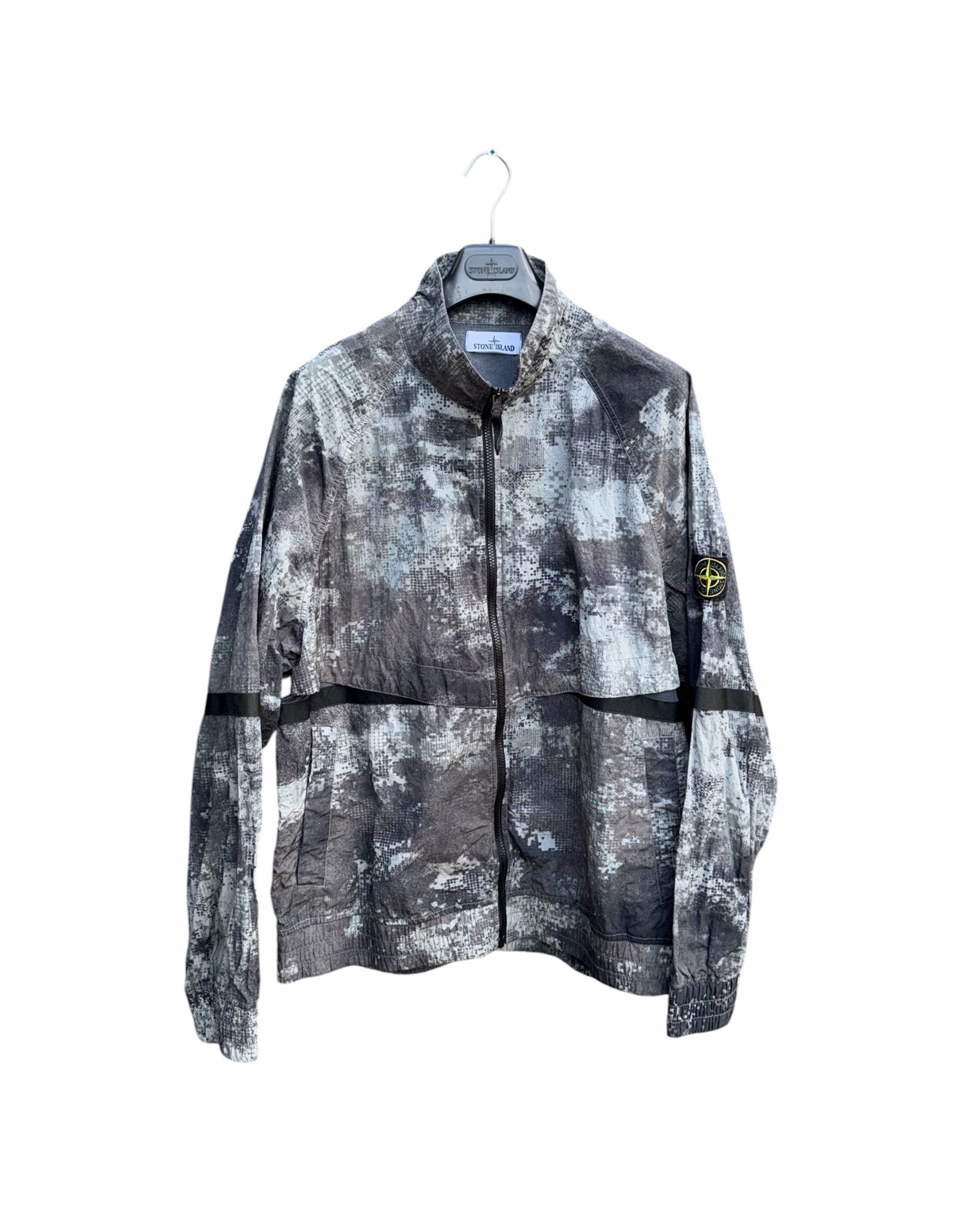 Stone Island Dissolving Grid Camo Jacket