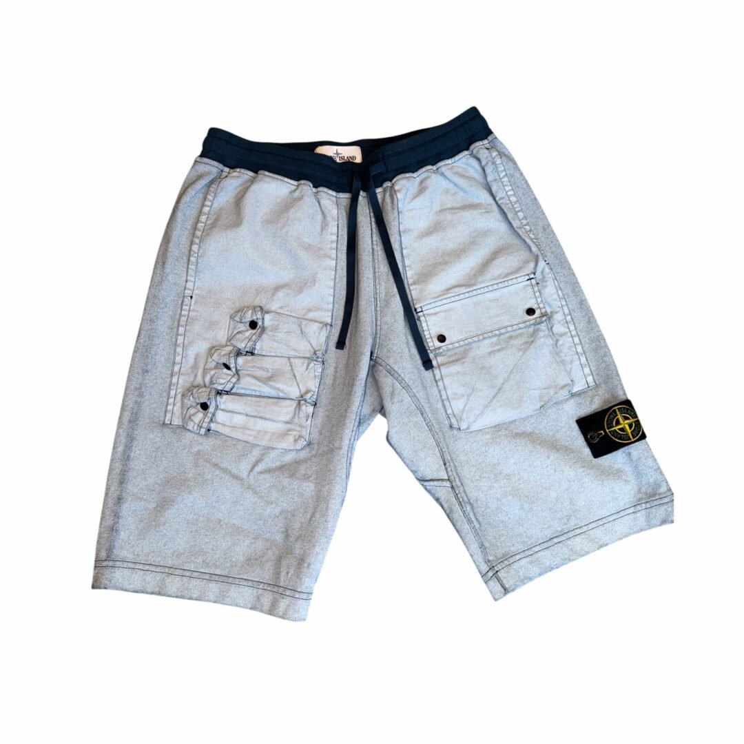 Stone Island Tela Placcata Shorts