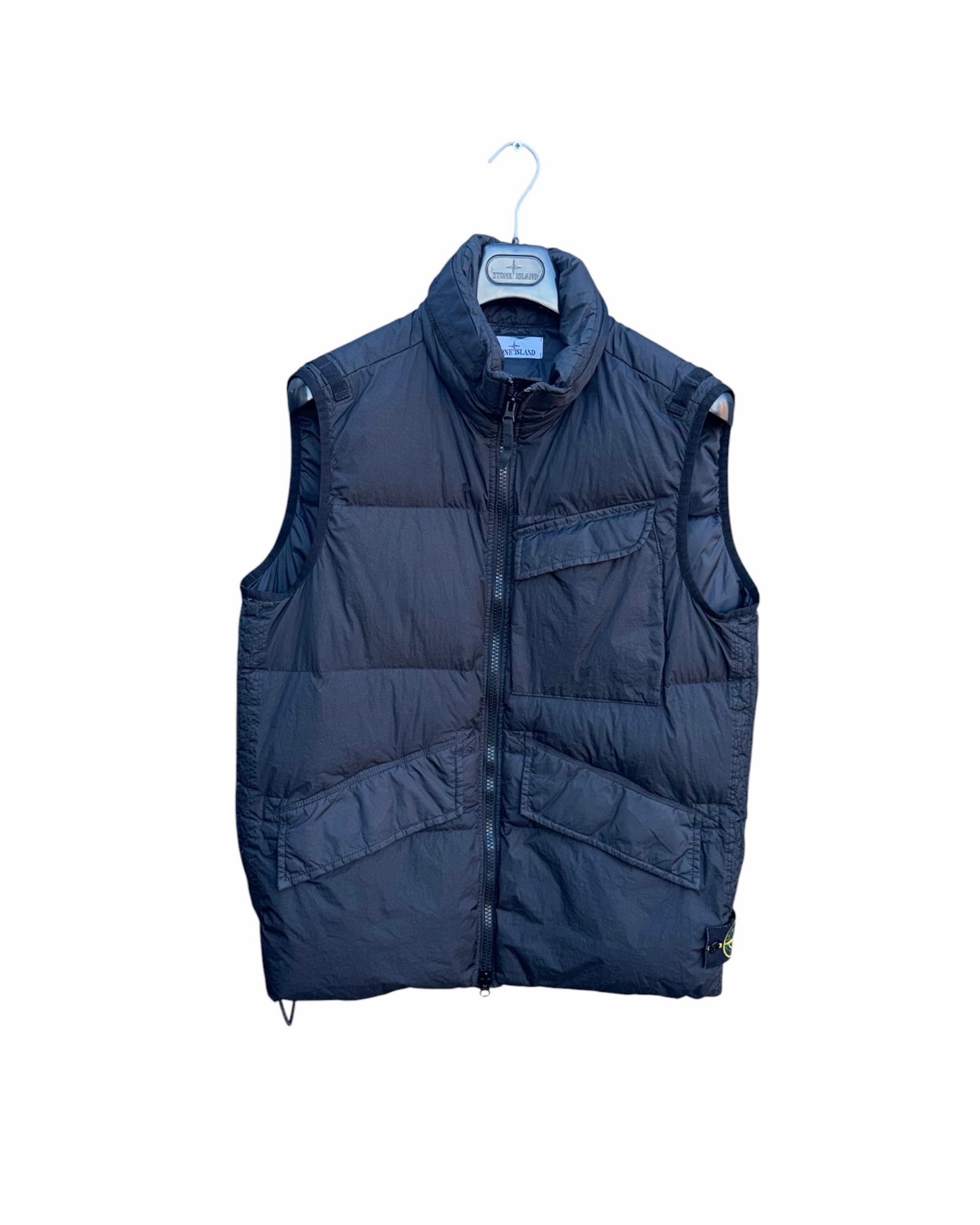 Stone Island Garment Dyed Crinkle Reps Gilet