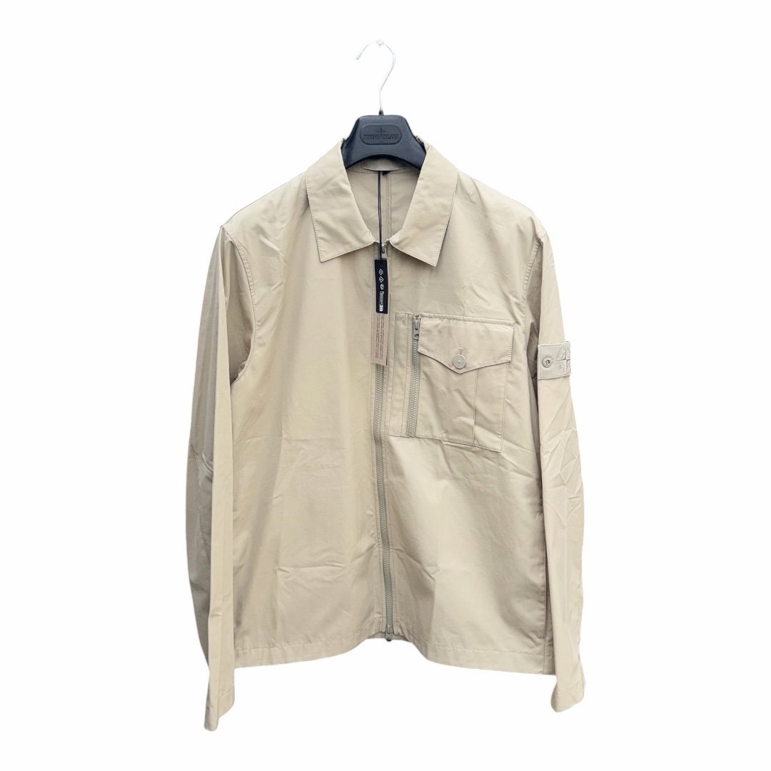 Stone Island Ghost Cotton Canvas Overshirt