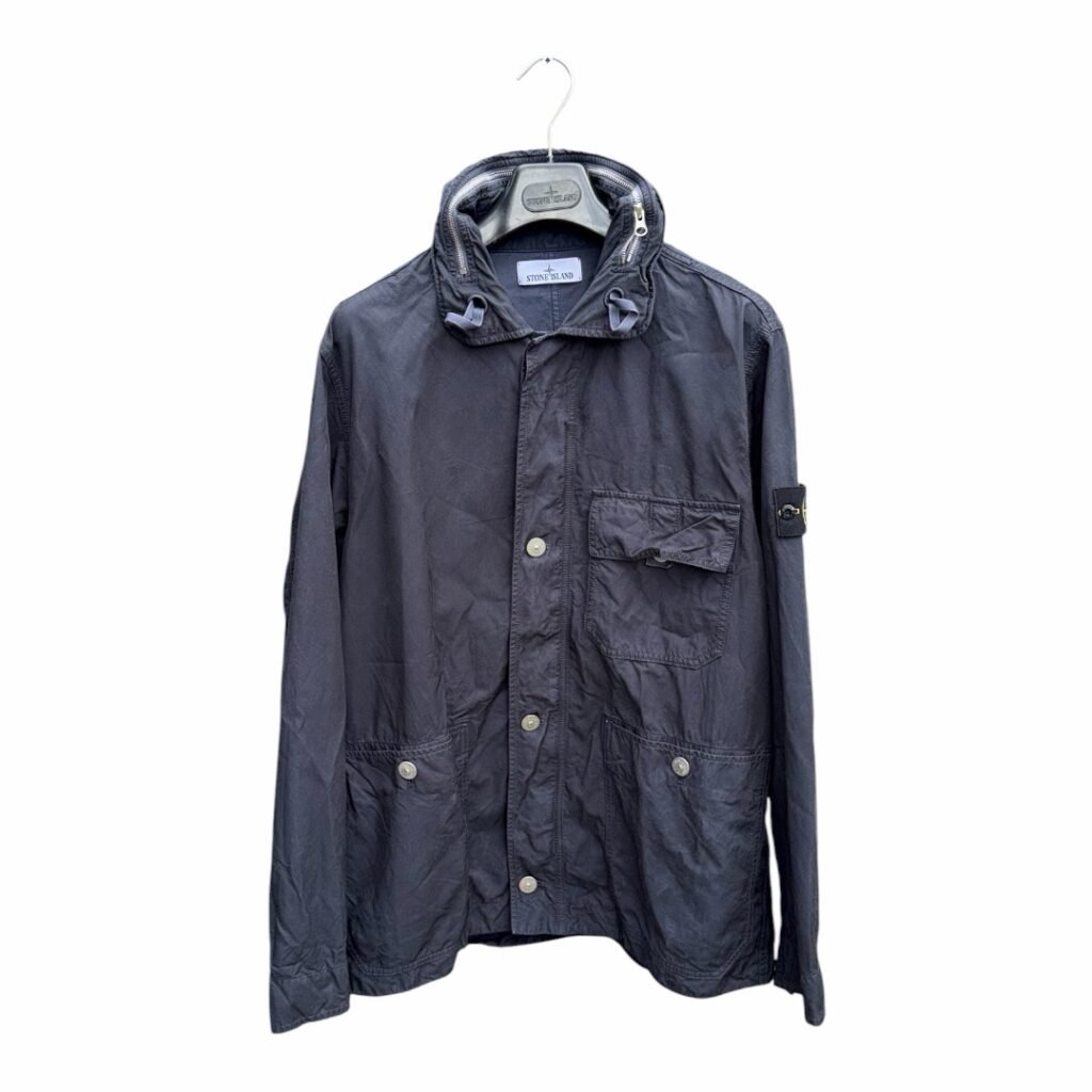 Stone Island Cupro Cotton Twill Jacket