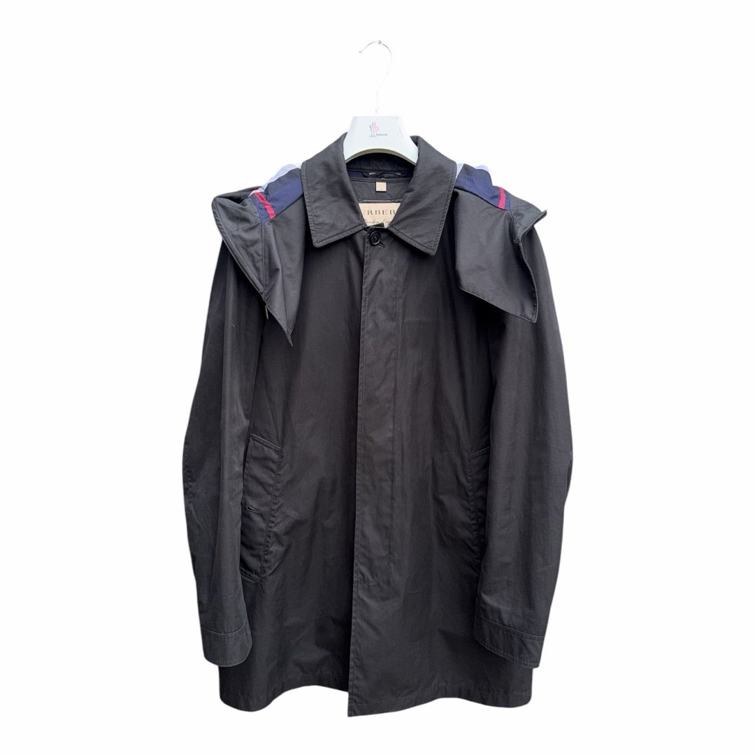 Burberry Hooded Trench Coat With Detachable Inner