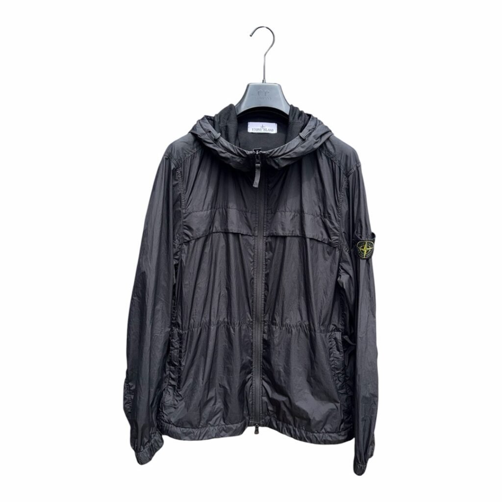 Stone Island Garment Dyed Crinkle Reps Black