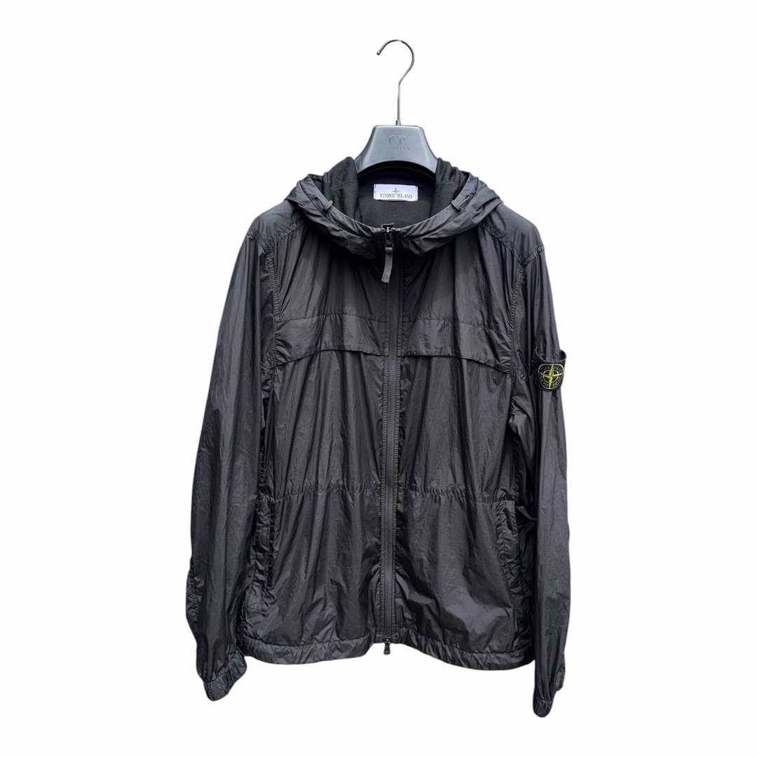 Stone Island Garment Dyed Crinkle Reps Black