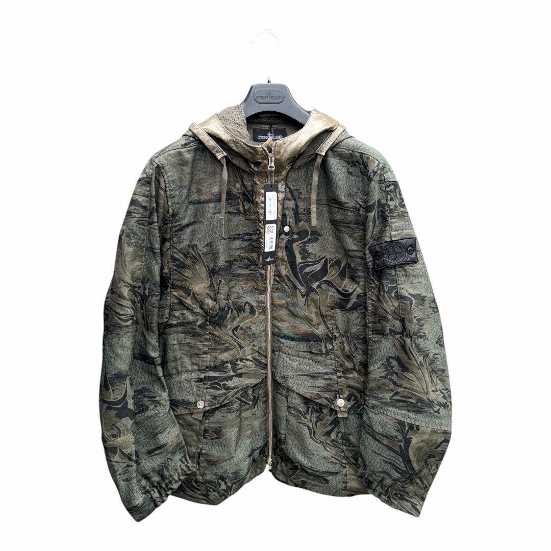 Stone Island Shadow Project Printed Linen Cordura-TC
