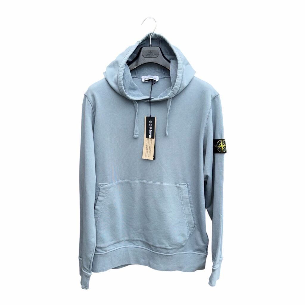 Stone Island Garment Dyed Hooded Sweatshirt