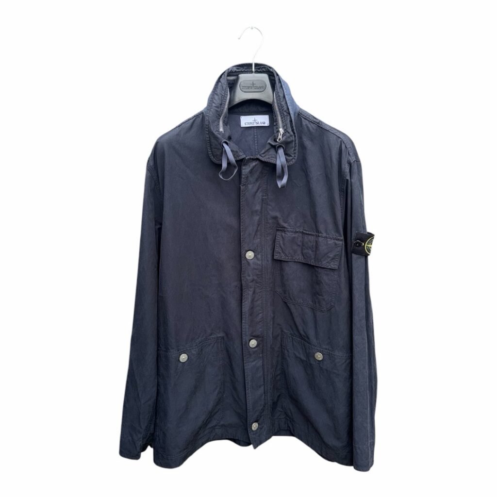 Stone Island Cupro Cotton Twill Jacket