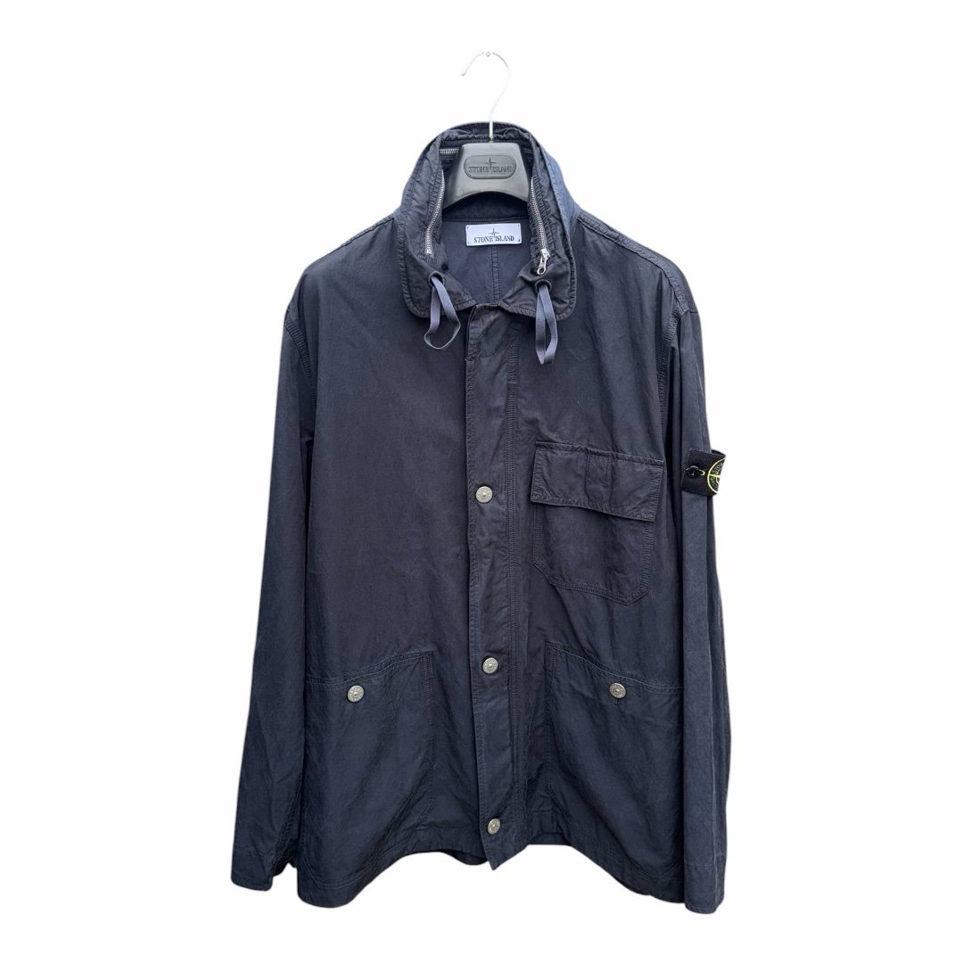 Stone Island Cupro Cotton Twill Jacket