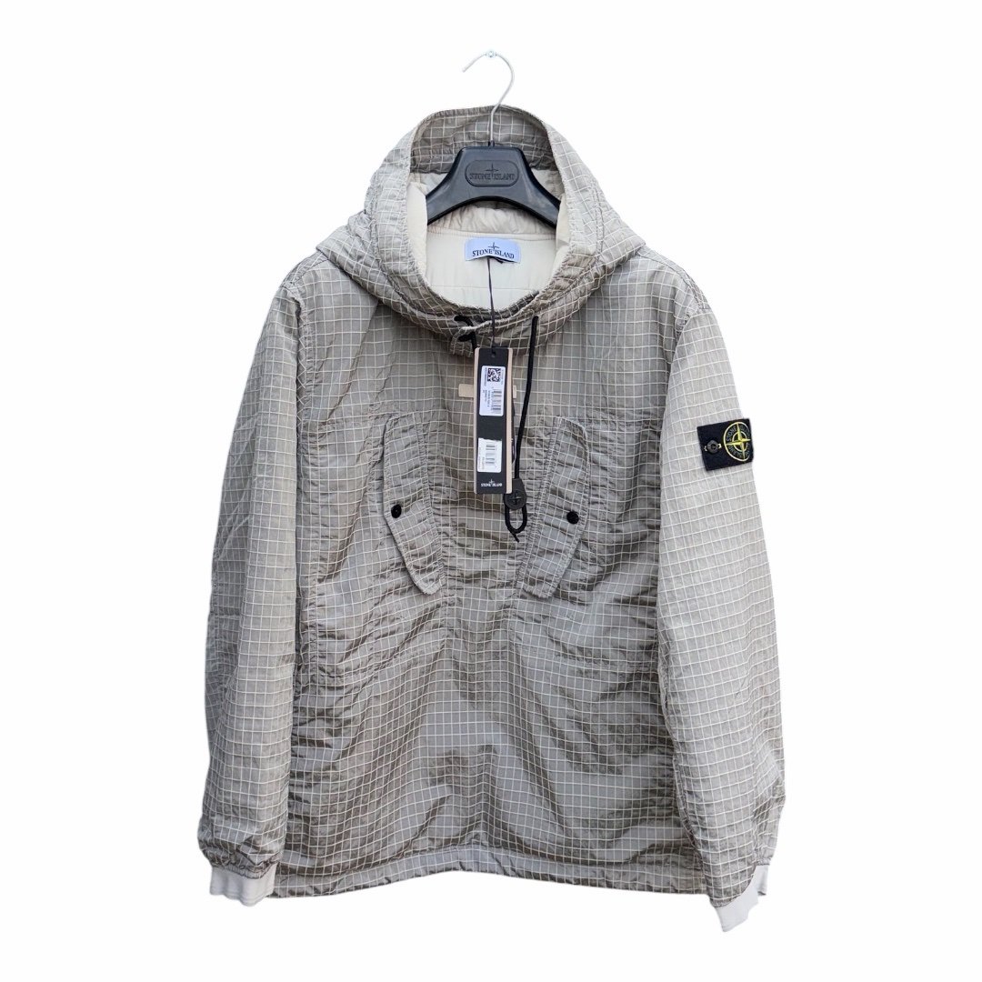 Stone Island Macro Ripstop Nylon Metal IN Econyl Smock