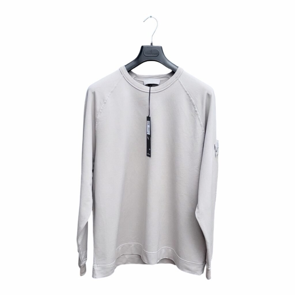 Stone Island Ghost Cotton Blend Sweatshirt Grey