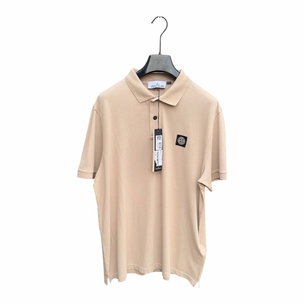 Stone Island Compass Polo Shirt Beige