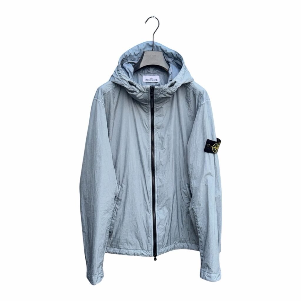 Stone Island Garment Dyed Crinkle Reps NY Light Blue