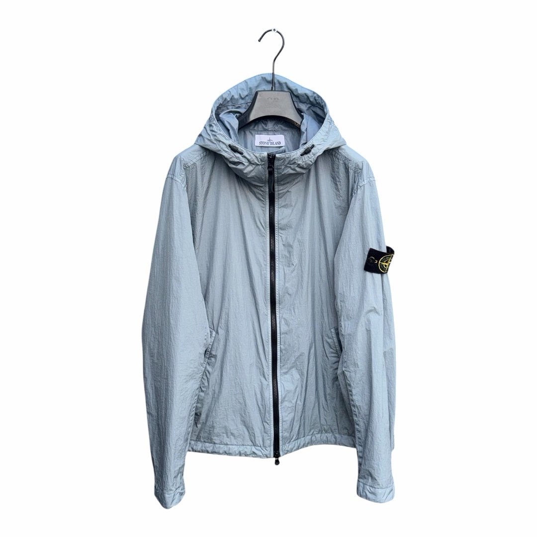 Stone Island Garment Dyed Crinkle Reps NY Light Blue