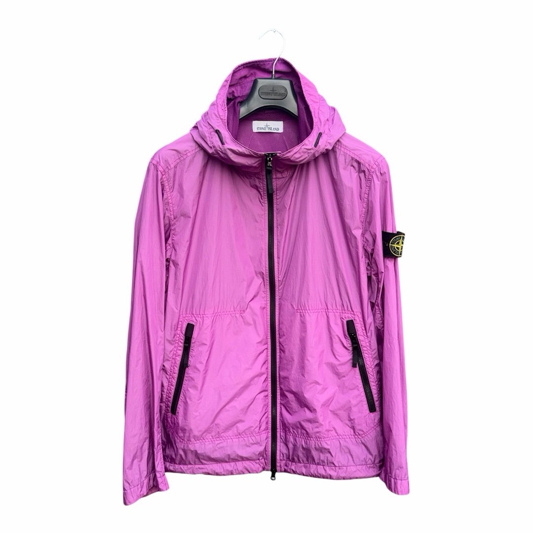Stone Island Magenta Garment Dyed Crinkle Reps NY