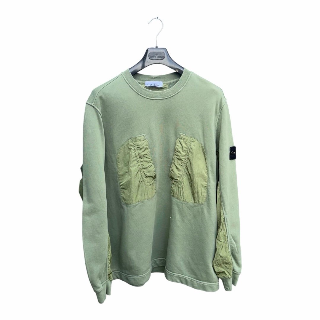 Stone Island Nylon Metal Hybrid Sweatshirt