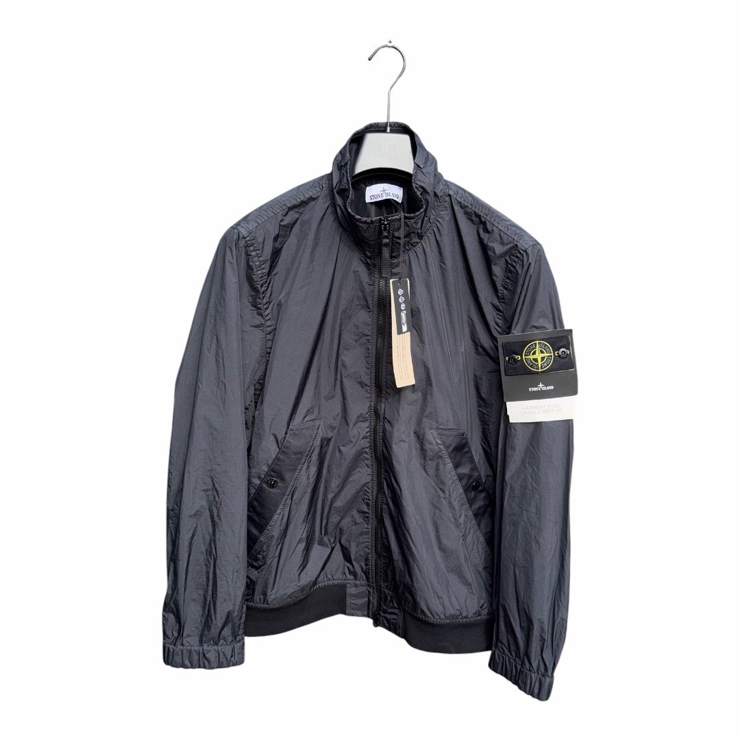 Stone Island Garment Dyed Crinkle Reps NY Navy Bomber