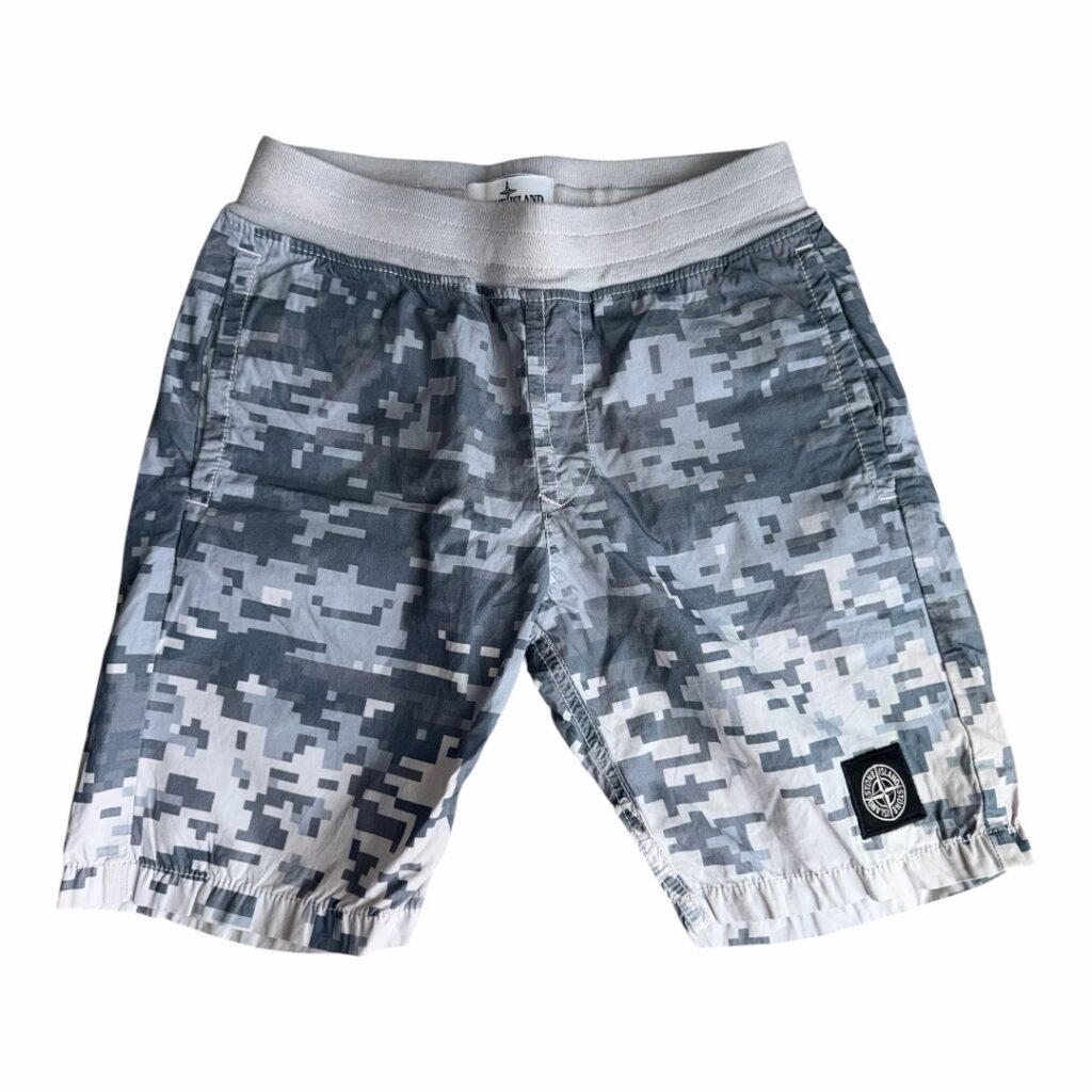 Stone Island Aged 10 Camo Shorts
