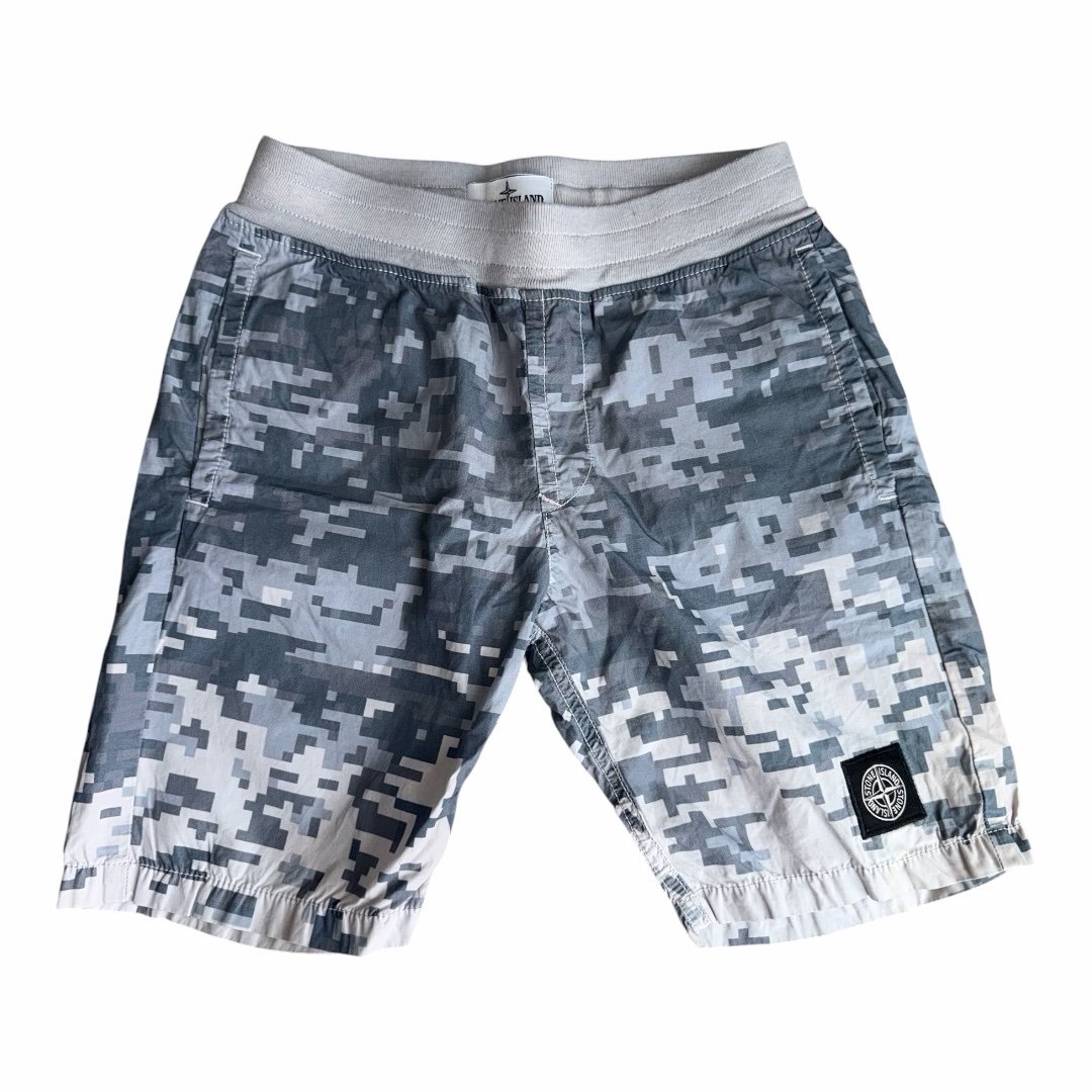 Stone Island Aged 10 Camo Shorts