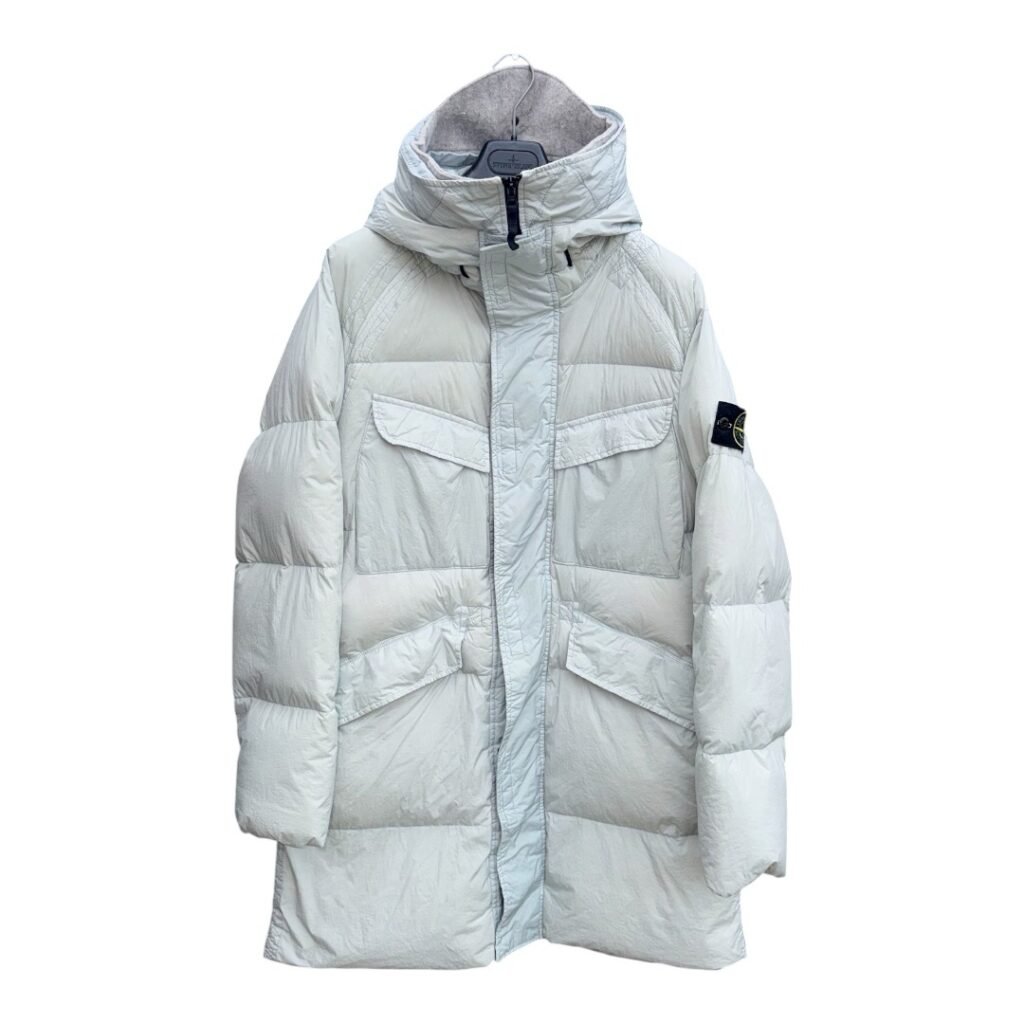 Stone Island AW22 Garment Dyed Crinkle Reps-NY Down TC Puffer