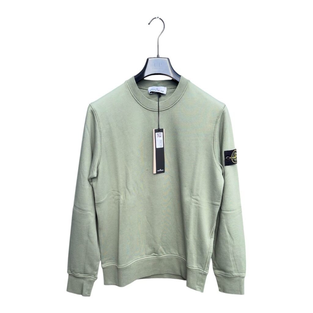 Stone Island Sage Garment Dyed Sweatshirt