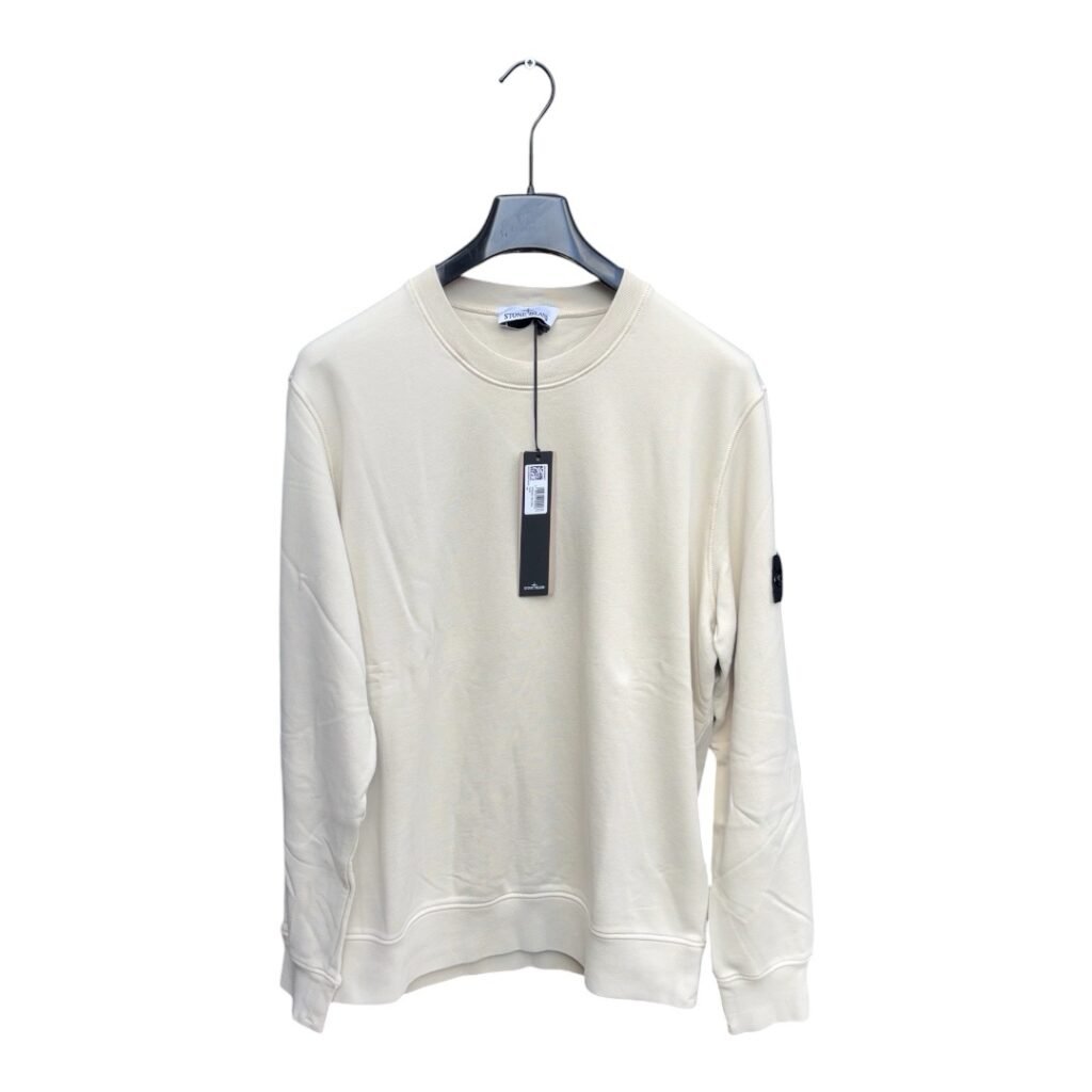 Stone Island Beige Garment Dyed Sweatshirt