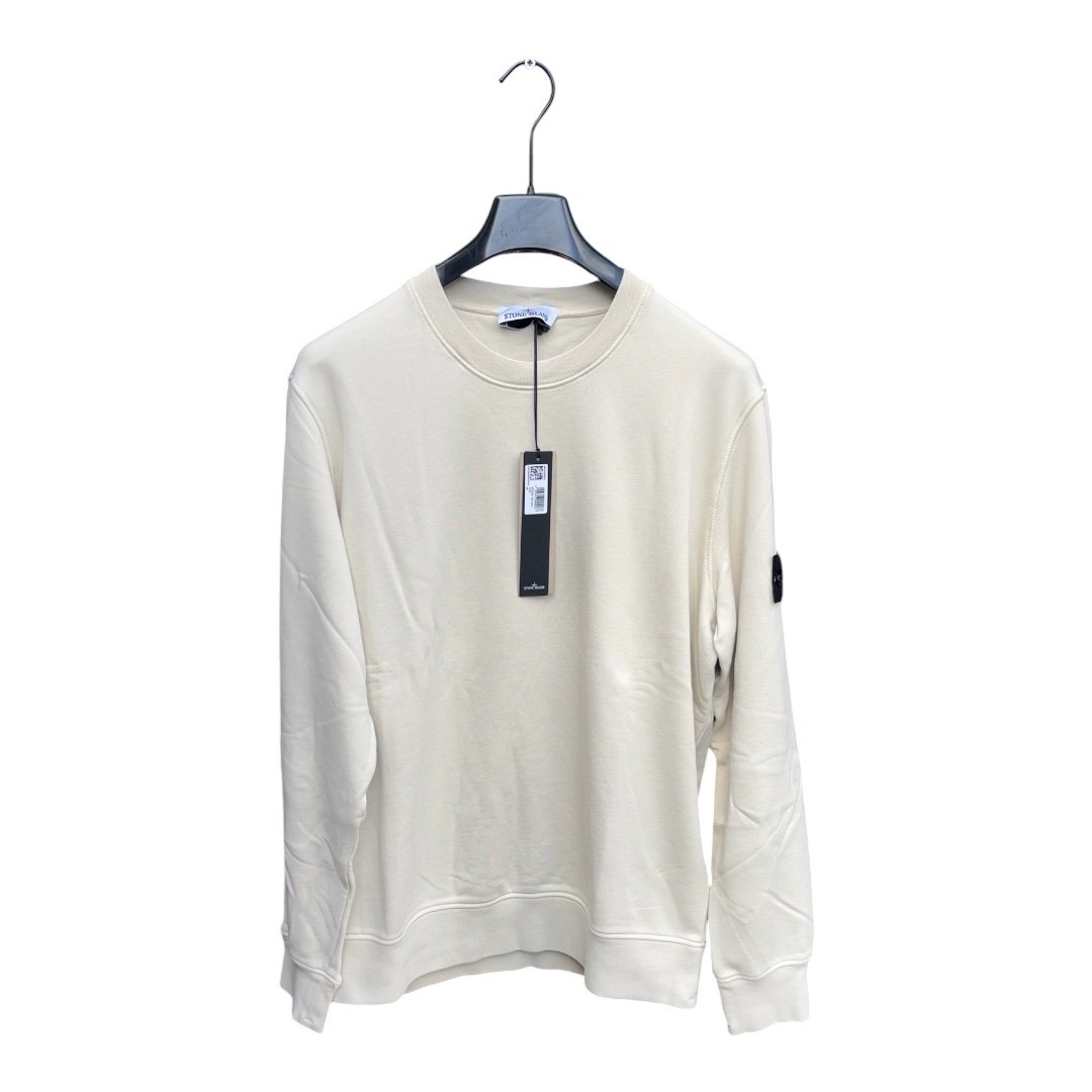 Stone Island Beige Garment Dyed Sweatshirt