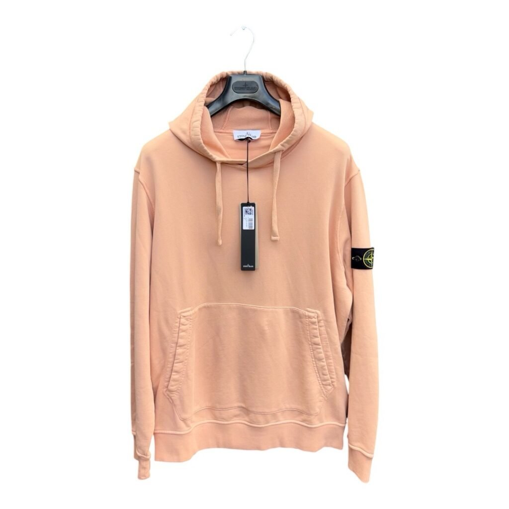 Stone Island Garment Dyed Hooded Sweatshirt